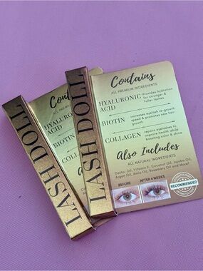 Hyaluronic + Biotin Eyelash Serum - Gold